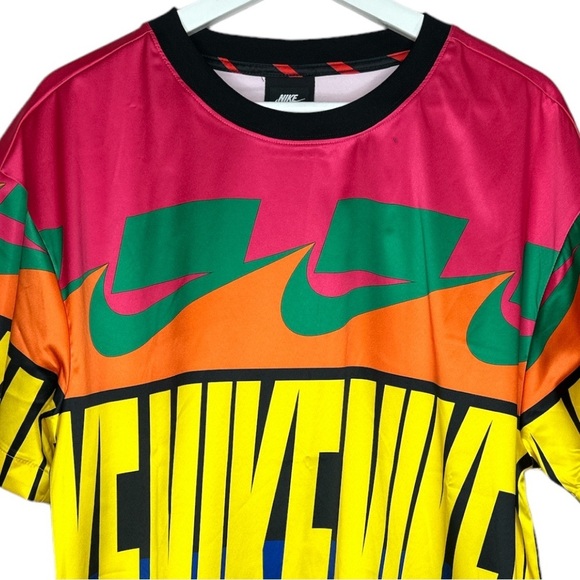 Nike Allover Print Colorful Top Small - Picture 2 of 10